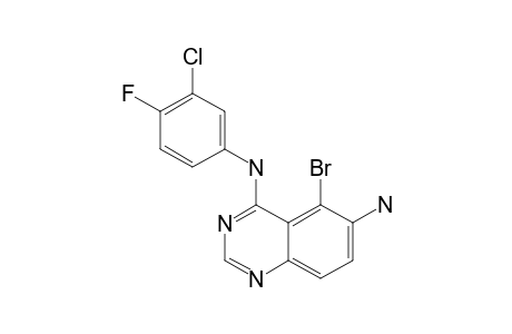 5-BROMO-N(4)-(3-CHLORO-4-FLUOROPHENYL)-QUINAZOLINE-4,6-DIAMINE