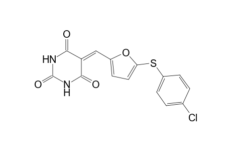 5-((5-[(4-Chlorophenyl)sulfanyl]-2-furyl)methylene)-2,4,6(1H,3H,5H)-pyrimidinetrione