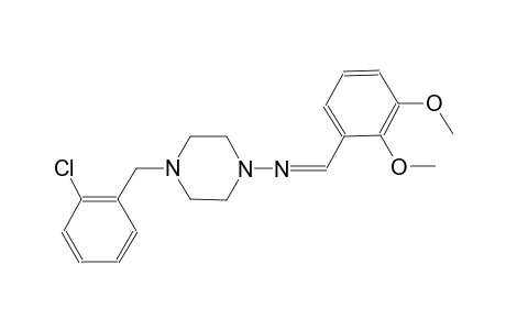 1-piperazinamine, 4-[(2-chlorophenyl)methyl]-N-[(Z)-(2,3-dimethoxyphenyl)methylidene]-
