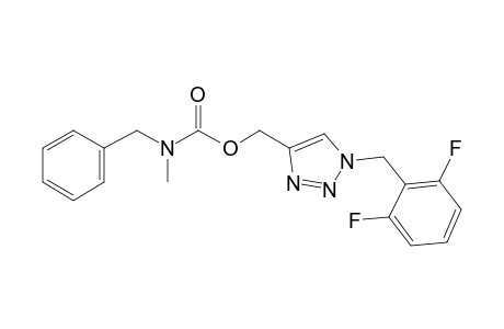 [1-(2,6-Difluorobenzyl)-1H-1,2,3-triazol-4-yl]methyl benzyl(methyl)carbamate