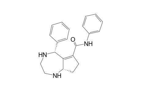 (5R,8aS)-5-(phenyl)-1,2,3,4,5,7,8,8a-octahydro-cyclopenta[e][1,4]diazepine-6-carboxylic acid phenylamide