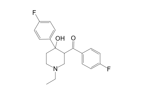 [1-ethyl-4-(4-fluorophenyl)-4-hydroxy-3-piperidyl]-(4-fluorophenyl)methanone