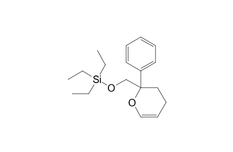 Triethyl(2-phenyl-3,4-dihydro-2H-pyran-2-ylmethoxy)silane
