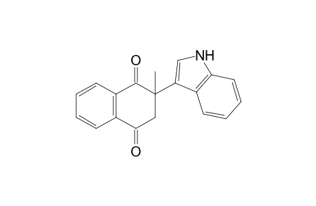 3-(2-Methyl-1,4-dioxo-1,2,3,4-tetrahydronaphth-2-yl)indole