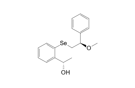 (S)-1-(2-{[(R)-(2-Methoxy-2-phenyl)ethyl]seleno}phenyl)ethanol