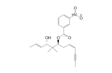 (2E,4S,6S,8Z)-5,5-dimethyl-6-(3-nitrobenzoyloxy)-2,8-dodecadien-10-yn-4-ol