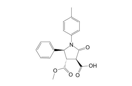 N-p-Methylphenyl-trans, trans-.alpha.-carboxyl-.beta.-methoxycarbonyl-.gamma.-phenyl-.gamma.-butyrolactam