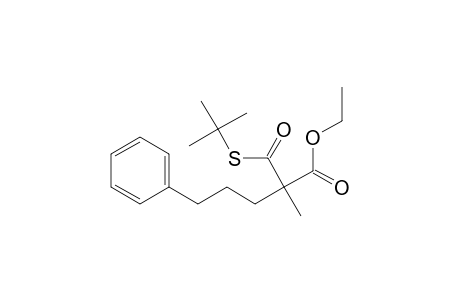 Benzenepentanoic acid, .alpha.-[[(1,1-dimethylethyl)thio]carbonyl]-.alpha.-methyl-, ethyl ester