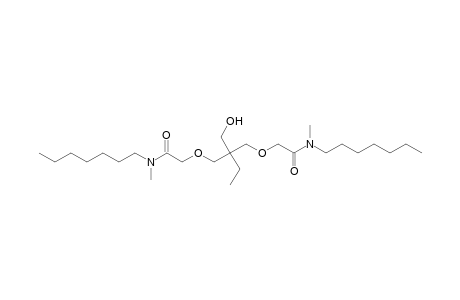 n-Heptyl-2-(2-[(heptyl-methyl-carbamoyl)-methoxy-methyl]-2-hydroxymethyl-butoxy)-N-methyl-acetamide