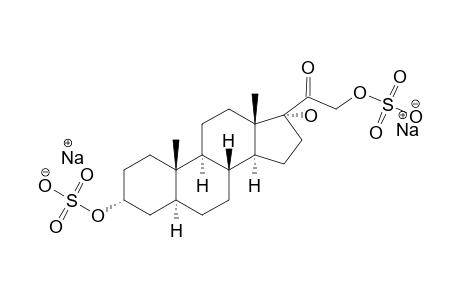 ALLO-TETRAHYDRO-11-DEOXYCORTISOL-3,21-DISULFATE;17-ALPHA-HYDROXY-3-ALPHA,21-DISULFOOXY-5-ALPHA-PREGNAN-20-ONE-DISODIUM-SALT