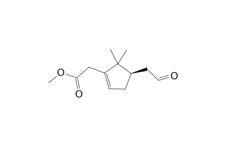 [(R)-5,5-Dimethyl-4-(2-oxo-ethyl)-cyclopent-1-enyl]-acetic acid methyl ester