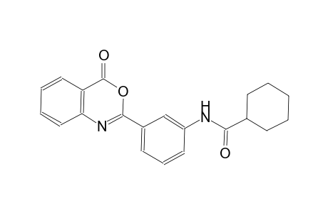 N-[3-(4-oxo-4H-3,1-benzoxazin-2-yl)phenyl]cyclohexanecarboxamide