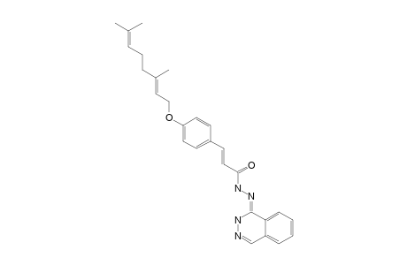 (2-E,N',E)-3-{4-(E)-3,7-DIMETHYLOCTA-2,6-DIENYLOXY]-PHENYL}-N'-[PHTHALAZIN-1-(2-H)-YLIDENE]-ACRYLOHYDRAZIDE