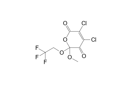 6-Methoxy-3,4-dichloro-6-(2',2',2'-trifluoroethoxy)-2H-pyran-2,5(6H)-dione