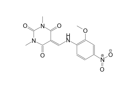5-[(2-methoxy-4-nitroanilino)methylene]-1,3-dimethyl-2,4,6(1H,3H,5H)-pyrimidinetrione