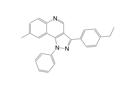 3-(4-ethylphenyl)-8-methyl-1-phenyl-1H-pyrazolo[4,3-c]quinoline