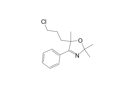 5-(3'-Chloropropyl)-2,2,5-trimethyl-4-phenyl-3-oxazoline