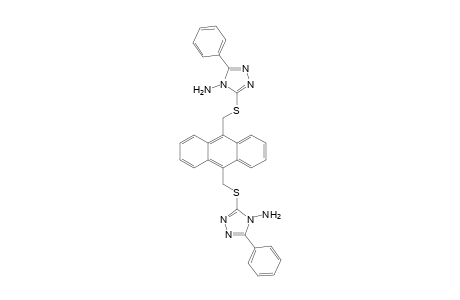 9,10-Bis(4-amino-5-phenyl-1,2,4-triazol-3-ylsulfanylmethyl)-anthracene