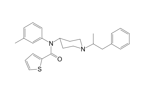 N-3-Methylphenyl-N-[1-(1-phenylpropan-2-yl)piperidin-4-yl]thiophene-2-carboxamide