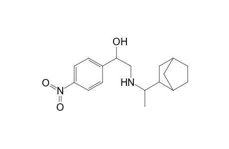 Ethanol, 1-(4-nitrophenyl)-2-[1-(bicyclo[2.2.1]hept-2-yl)ethylamino]-