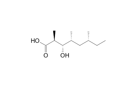 (2S,3S,4R,6R)-3-hydroxy-2,4,6-trimethyloctanoic acid
