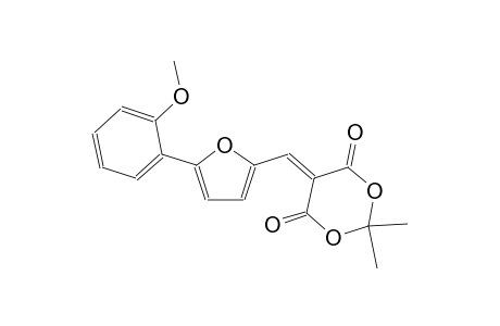 5-{[5-(2-methoxyphenyl)-2-furyl]methylene}-2,2-dimethyl-1,3-dioxane-4,6-dione
