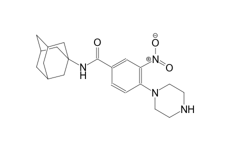 N-(1-adamantyl)-3-nitro-4-(1-piperazinyl)benzamide