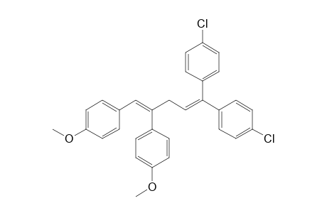 1,1-bis(4'-Chlorophenyl)-4,5-bis(p-methoxyphenyl)penta-1,4-diene