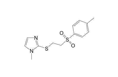 Imidazole, 1-methyl-2-[2-(4-methylphenylsulfonyl)ethylthio]-
