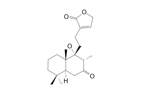 LEOHETERONIN-E;15,16-EPOXY-9-ALPHA-HYDROXY-LABD-13-ENE-7,16-DIONE