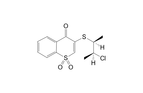 (+/-)-(1'S*,2'S*)-3-(2'-CHLORO-1'-METHYLPROPYLTHIO)-THIOCHROMONE-1,1-DIOXIDE