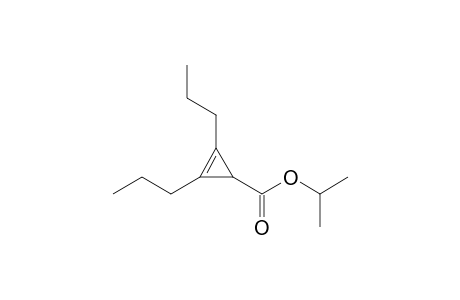 Isopropyl 1,2-dipropyl-1-cyclopropene-3-carboxylate