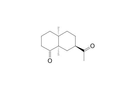 9-Acetyl-1,6-dimethylbicyclo[4.4.0]decan-2-one