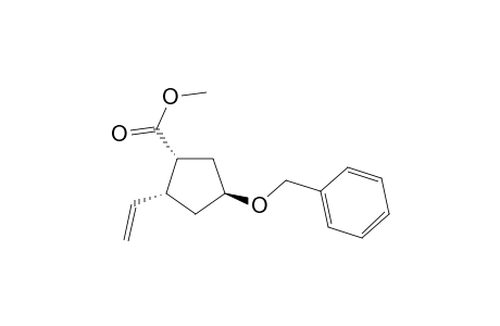 (1.alpha.,2.alpha.,4.beta.)-Cyclopentanecarboxylic Acid, 2-ethenyl-4-(phenylmethoxy)-, methyl ester