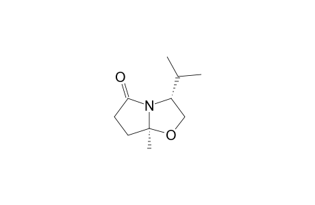 (3R,7aS)-7a-methyl-3-propan-2-yl-2,3,6,7-tetrahydropyrrolo[5,1-b][1,3]oxazol-5-one
