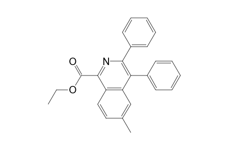 Ethyl 3,4-diphenyl-6-methylisoquinoline-1-carboxylate