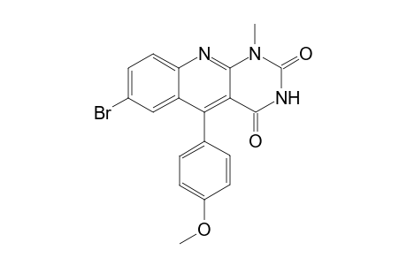 1-Methyl-7-bromo-5-(4'-methoxyphenyl)-5-deazaalloxazine