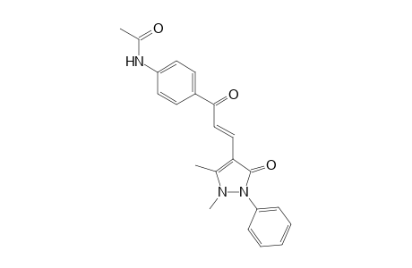 4-(3-Acetamido-3-oxopropenyl)-1,5-dimethyl-2-phenyl-1H-pyrazol-3(2H)-one