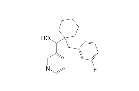 3-Pyridinemethanol, alpha-[1-[(3-fluorophenyl)methyl]cyclohexyl]-