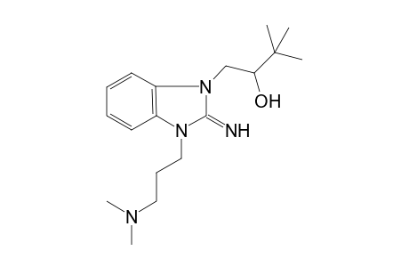 1-[2-azanylidene-3-[3-(dimethylamino)propyl]benzimidazol-1-yl]-3,3-dimethyl-butan-2-ol