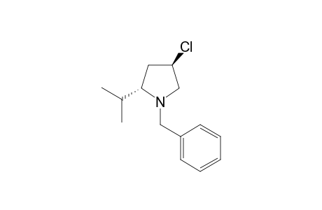 (2S,4R)-1-(benzyl)-4-chloro-2-isopropyl-pyrrolidine