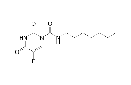 3,4-dihydro-2,4-dioxo-5-fluoro-N-heptyl-1(2H)-pyrimidinecarboxamide