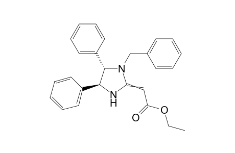 (4S,5S)-1-Benzyl-2-(ethoxycarbonylmethylene)-4,5-diphenyl-2,3,4,5-tetrahydroimidazole