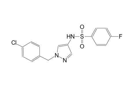 N-[1-(4-chlorobenzyl)-1H-pyrazol-4-yl]-4-fluorobenzenesulfonamide