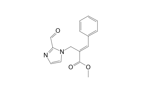 Methyl 3-phenyl-2-[2'-formyl-1H-imidazol-1'-yl)methyl]-acrylate