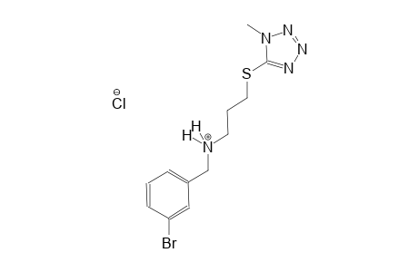 N-(3-bromobenzyl)-3-[(1-methyl-1H-tetraazol-5-yl)sulfanyl]-1-propanaminium chloride
