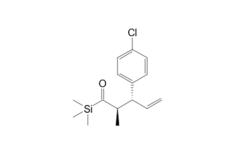 (2R,3R)-3-(4-chlorophenyl)-2-methyl-1-trimethylsilyl-pent-4-en-1-one