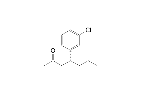 4-(3-Chlorophenyl)heptan-2-one