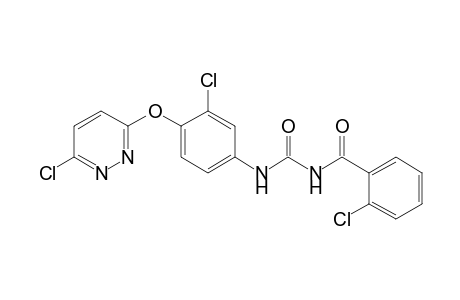 Benzamide, 2-chloro-N-[[[3-chloro-4-[(6-chloro-3-pyridazinyl)oxy]phenyl]amino]carbonyl]-
