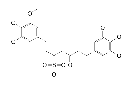 SHOGASULFONIC-ACID-D;5-SULFONYL-1,7-BIS-(4,5-DIHYDROXY-3-METHOXYPHENYL)-HEPTAN-3-ONE